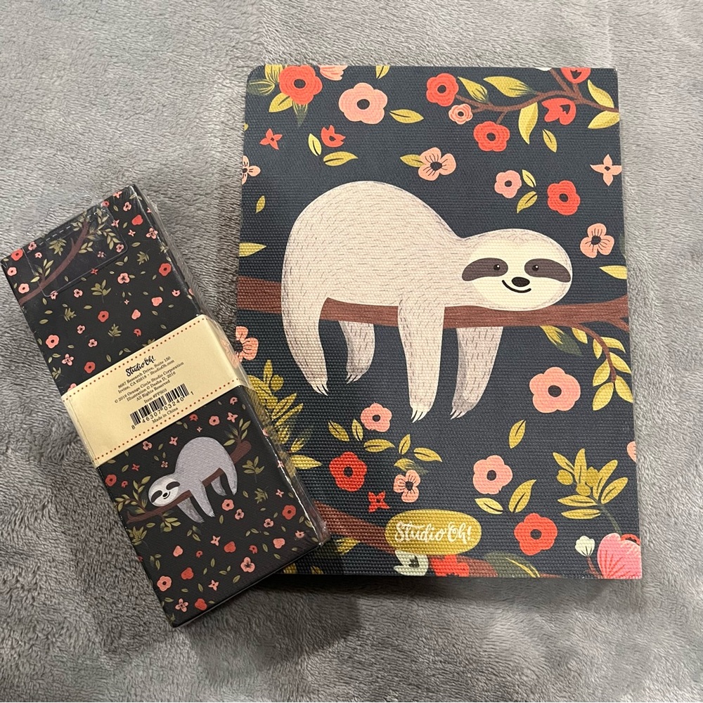 Sloth Notebook Set - Picture 2 of 2